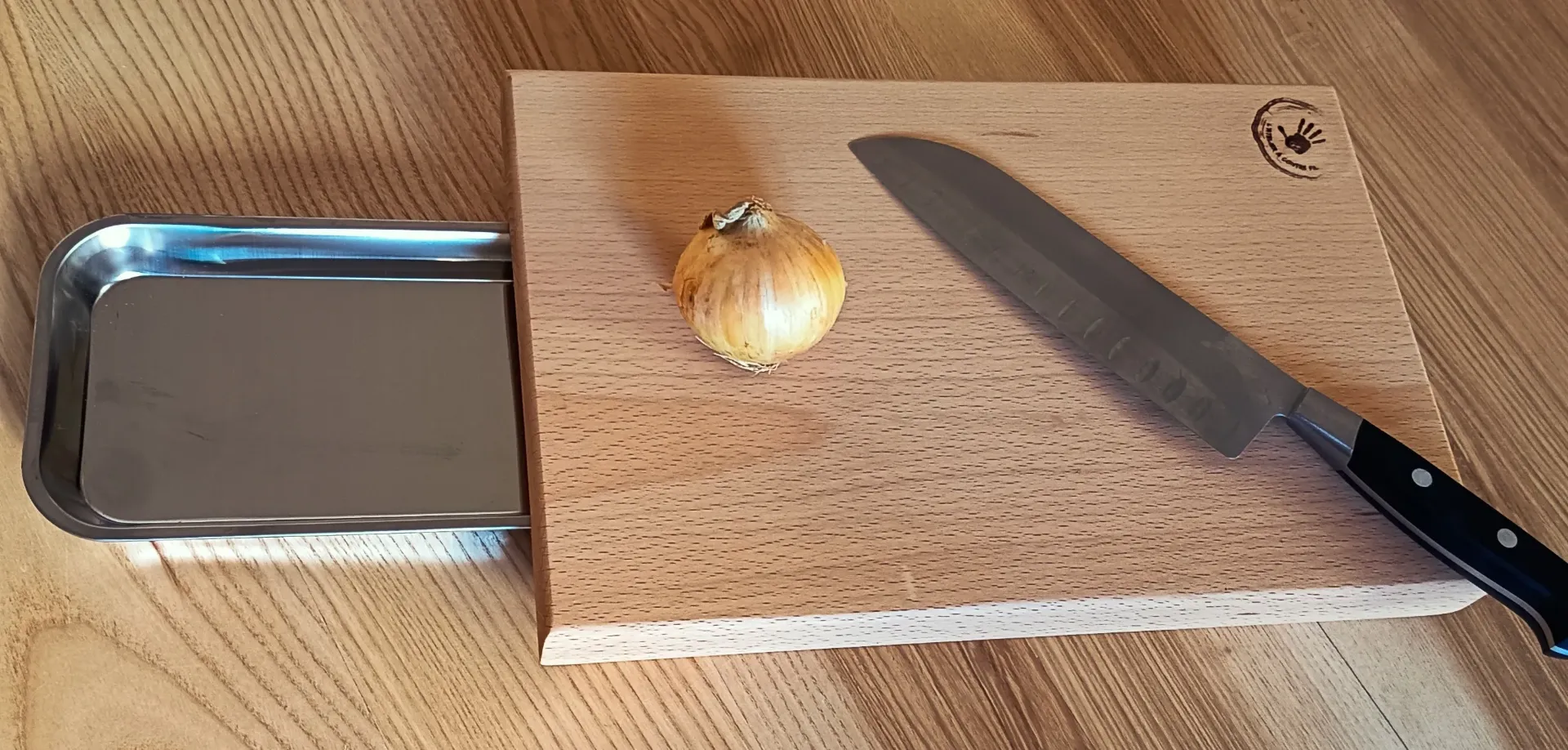Planche à découper "Kalbac" avec bac amovible