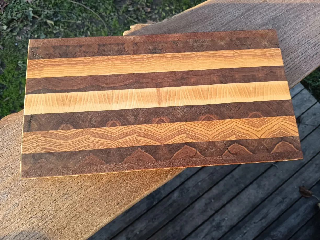 Billot en bois de boutFrêne, Noyer et bois d'Iroko